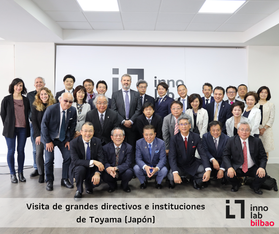 Visita de grandes directivos de Toyama (Japón) a INNOLAB Bilbao #ToyamainBilbao