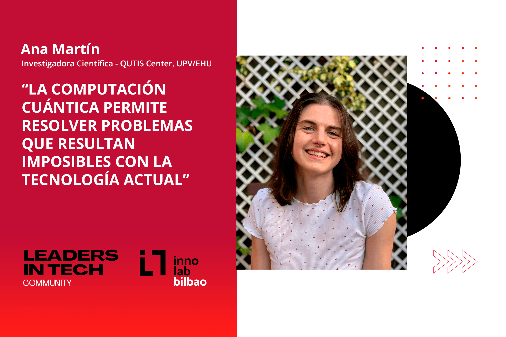 Ana Martín, QUTIS Center: “La computación cuántica permite resolver problemas que resultan imposibles con la tecnología actual”