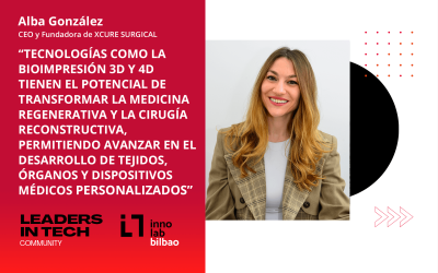 Alba González: “Tecnologías como la bioimpresión 3D y 4D tienen el potencial de transformar la medicina regenerativa y la cirugía reconstructiva, permitiendo avanzar en el desarrollo de tejidos, órganos y dispositivos médicos personalizados”